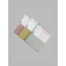 Ramraj Grey & Green 3 Piece Striped Cotton 170 GSM Towel Set-picture-37