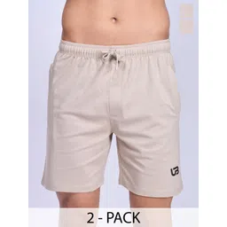 Ramraj Men Pack Of 2 Mid-Rise Lounge Shorts-picture-14