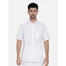 Ramraj Men Solid Regular fit Cotton Shirt-picture-11
