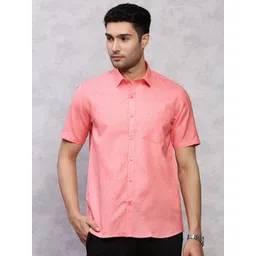 Ramraj Men Solid Spread Collar Casual Casual Shirt-picture-29