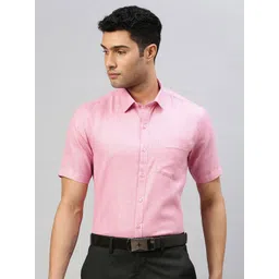 Ramraj Men Solid Spread Collar Casual Casual Shirt-picture-39