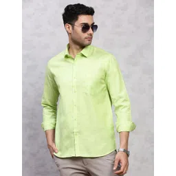 Ramraj Men Solid Spread Collar Casual Casual Shirt-picture-34