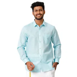 Ramraj Men Solid Spread Collar Casual Casual Shirt-picture-33
