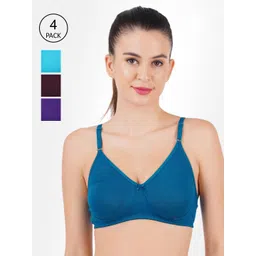 Ramraj Pack of 4 Everyday Cotton Bra-picture-27