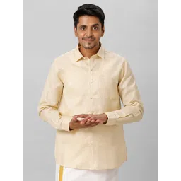 Ramraj Spread Collar Opaque Cotton Casual Shirt-picture-13
