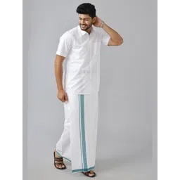 Ramraj Spread Collar Opaque Cotton Casual Shirt image 5