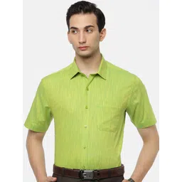 Ramraj Spread Collar Original Pure Cotton Formal Shirt-image-11
