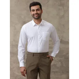 Ramraj White Cotton Regular Fit  Shirts-picture-39