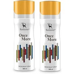 Ramsons - ONCE MORE Deodorant Spray |200 ML | Body Spray For Men | TN - Bergamot, Peach, Plum, Orange Blossom | MN - Mimosa, Vanilla Flower, Jasmine, Rose | BN - Leather, Vanilla, Musk, Amber, Tonka-picture-12