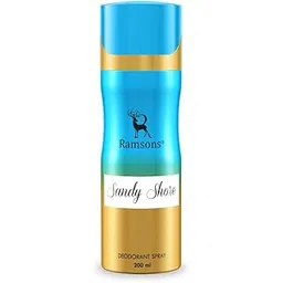 Ramsons - SANDY SHORE Deodorant Spray | 200 ML | Body Perfume For Women | TN - Mint, Lavender, Bergamot, Mandarin orange, Lemon | MN - Sea grass, Ginger, Jasmine, Rose | BN - Musk, Sandalwood, Cedar-picture-17