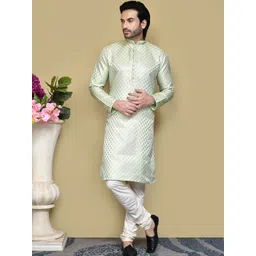 RANAK Men Ethnic Motifs Embellished Thread Work Kurta-picture-30