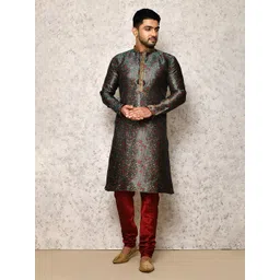 RANAK Men Printed Flared Sleeves Kurta-picture-42