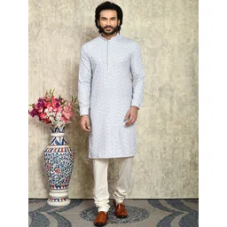 RANAK Men Thread Work Kurta-picture-16