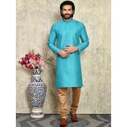 RANAK Men Thread Work Kurta-picture-11