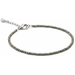 rana's brother Natural Pyrite Anklet | Money Stone for Wealth & Protection | Raw Pyrite Healing Anklet for Women | Spiritual Gift Jewellery-picture-26