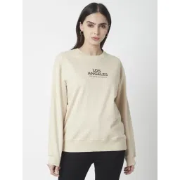 R&B Beige Cotton Graphic Printed Sweatshirt-picture-19