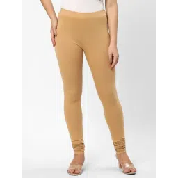 R&B Beige Cotton Leggings-picture-13