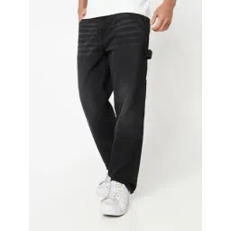 R&B Black Cotton Regular Fit Jeans image 5