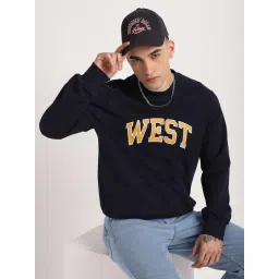 R&B Blue Regular Fit Graphic Sweatshirt-picture-31