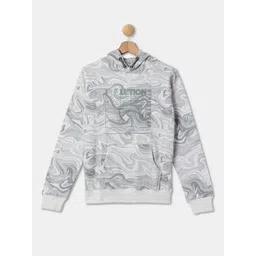 R&B Boys Abstract Printed Hooded Cotton Pullover-picture-26