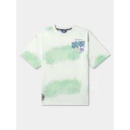 R&B Boys Abstract Printed Round Neck Cotton Relaxed Fit T-shirt-picture-33