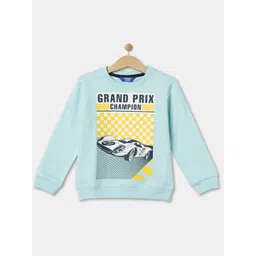 R&B Boys Blue Graphic Printed Sweatshirt-picture-46