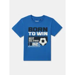 R&B Boys Cobalt Cotton Printed T-Shirt-picture-12