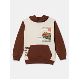 R&B Boys Colourblocked Hooded Sweatshirt-picture-22