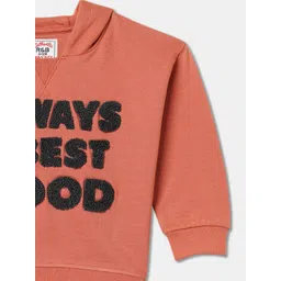 R&B Boys Embroidered Typography Hooded Sweatshirt image 3