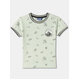 R&B Boys Graphic Printed Relaxed Fit Cotton T-shirt-picture-58