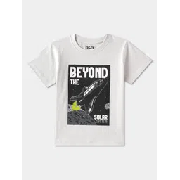 R&B Boys Graphic Printed Round Neck Cotton T-shirt-picture-53