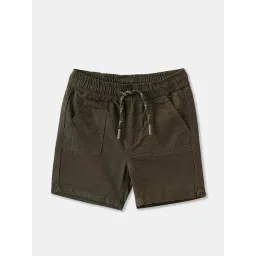 R&B Boys Olive Cotton Shorts-picture-38