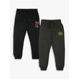 R&B Boys Pack Of 2 Cotton Mid Rise Joggers-picture-37