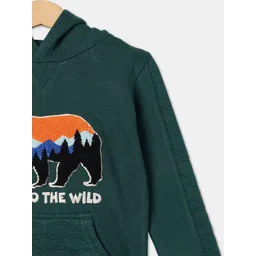 R&B Boys Printed Hooded Cotton Sweatshirt image 3