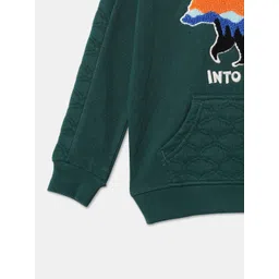 R&B Boys Printed Hooded Cotton Sweatshirt image 2