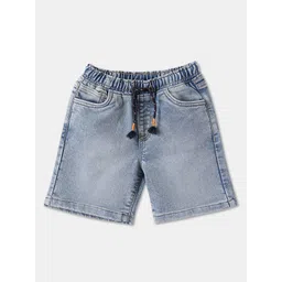 R&B Boys Regular Fit Mid-Rise Denim Shorts-picture-19