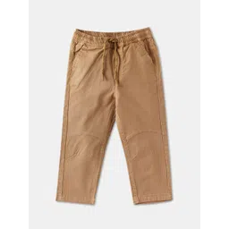 R&B Boys Solid Mid-Rise Regular Fit Trousers-picture-37