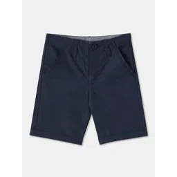 R&B Boys Solid Navy Blue Causal Shorts-picture-25