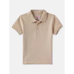 R&B Boys Solid Polo Collar Cotton T-shirt-picture-20