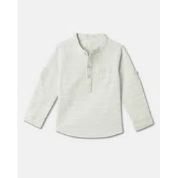 r&b Boys Striped Relaxed Fit Shirt with Patch Pocket-picture-31