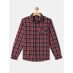 R&B Boys Tartan Checked Cotton Casual Shirt-picture-53