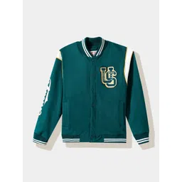 R&B Boys Typography Colourblocked Varsity Jacket with Embroidered-picture-29