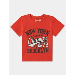 R&B Boys Typography Printed Applique T-shirt-picture-38