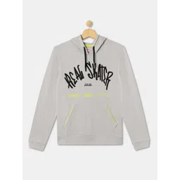 R&B Boys Typography Printed Hooded Cotton Pullover-picture-23