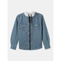 R&B Boys Washed Denim Jacket Embroidered-picture-41