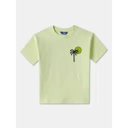 R&B Boys Yellow Cotton Printed T-Shirt-picture-19