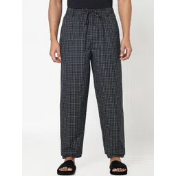 R&B Checked Mid Rise Lounge Pants-picture-19