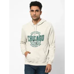 R&B Cream Cotton Regular Fit Printed Hoodie-picture-19