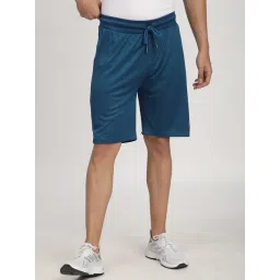 R&B Dark Blue Polyester Regular Fit Shorts-picture-33