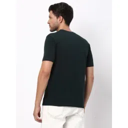R&B Dark Green Regular Fit T-Shirt image 2